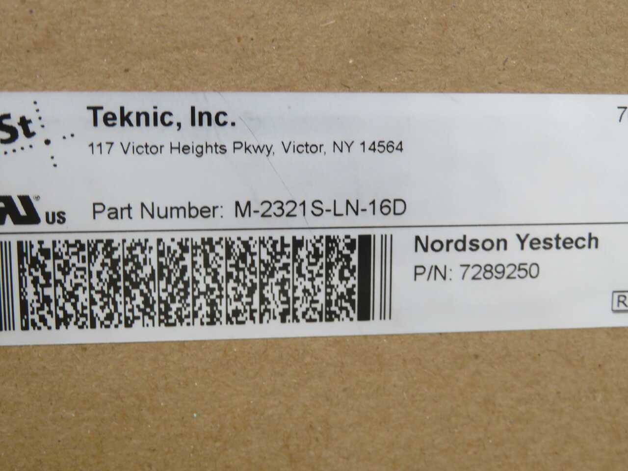 TEKNIC M-2321S-LN-16D 7289250 SERVO MOTOR T271236 - AUTOMATION & CONTROLS