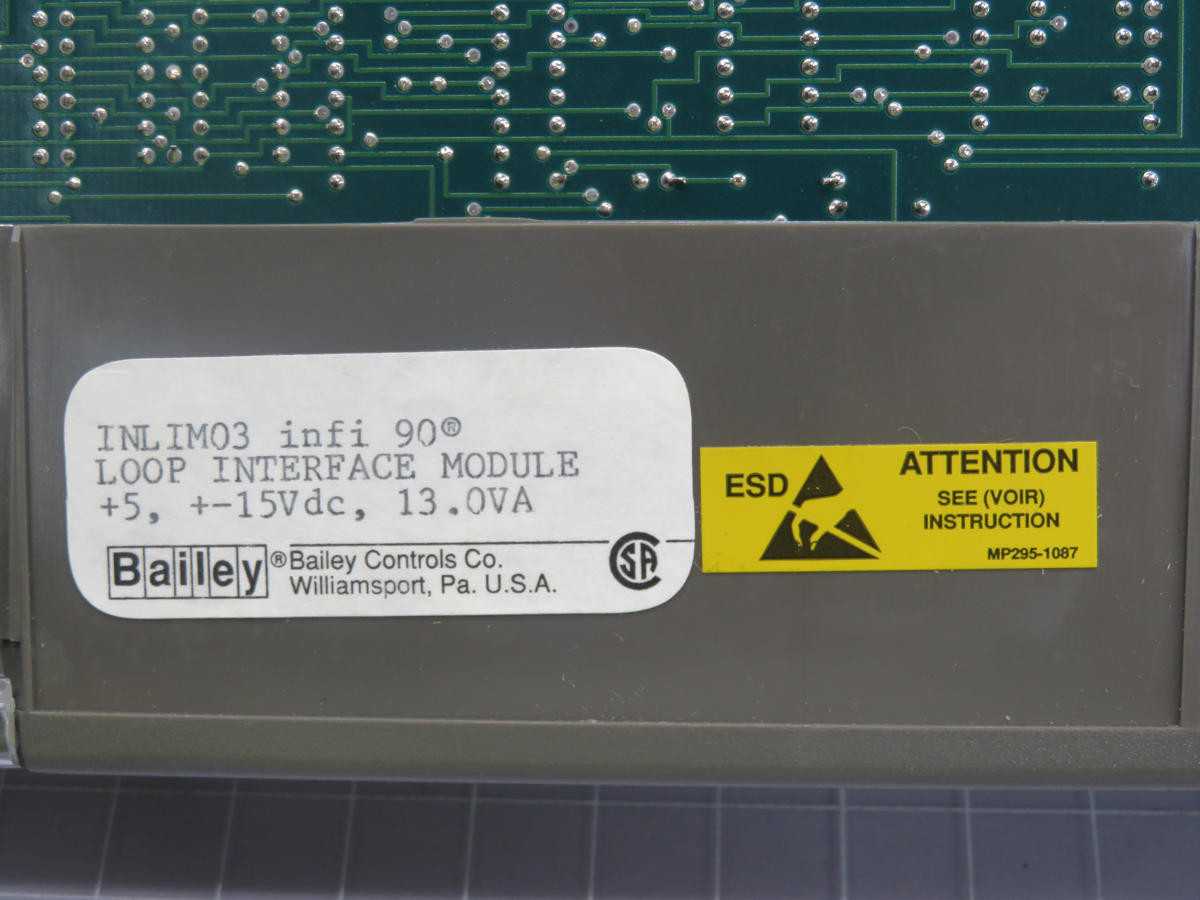 BAILEY INLIM03 LOOP INTERFACE MODULE T229019 - PLC MODULES