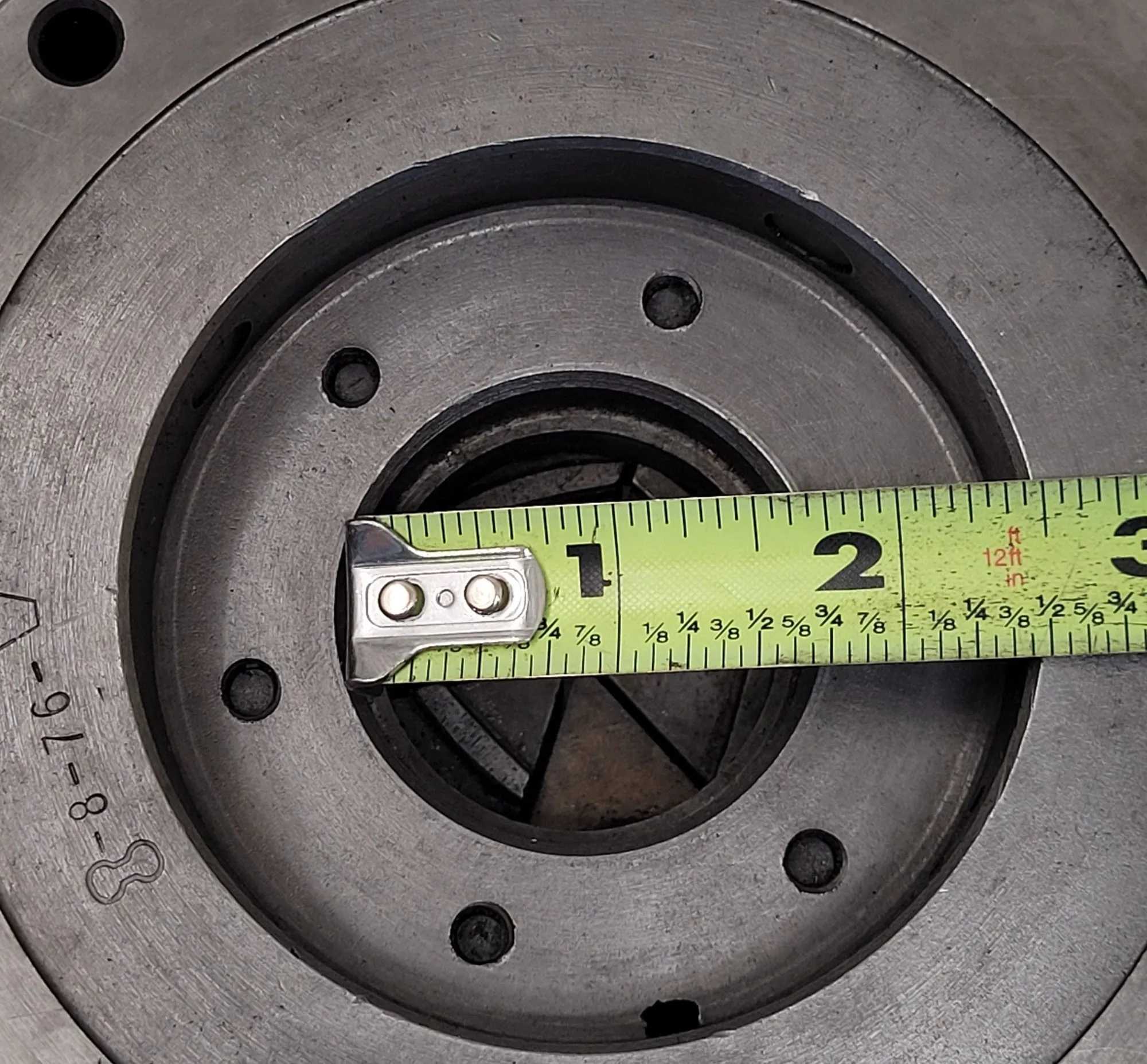 6” Buck Model 3662 Chuck With 6 Jaws Plain Back - MACHINING ACCESSORIES & TOOLING