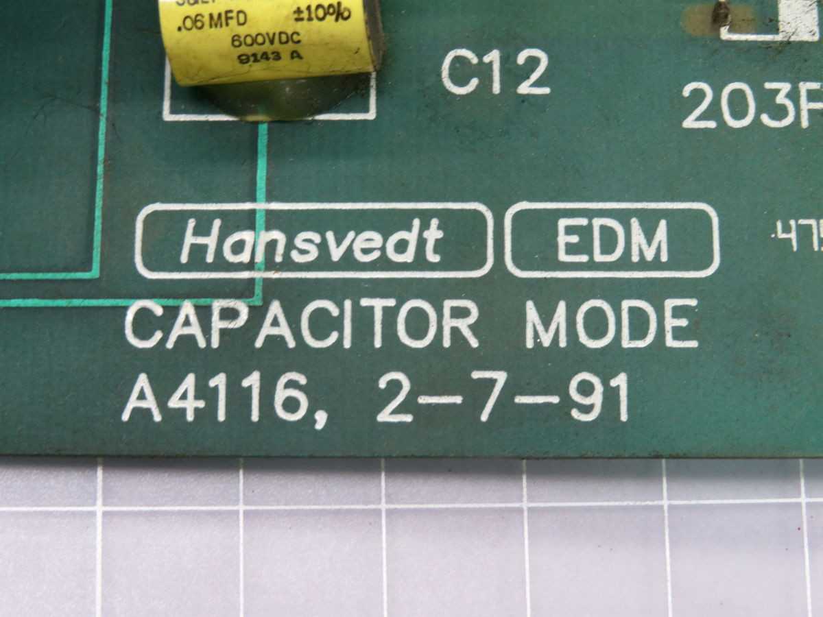 HANSVEDT A4116 CAPACITOR MODE CIRCUIT BOARD T248809 - PCB CIRCUIT BOARDS