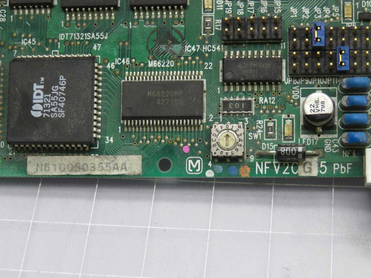 PANASONIC N610050355AA CIRCUIT BOARD T216028 - OPERATOR CONTROLS