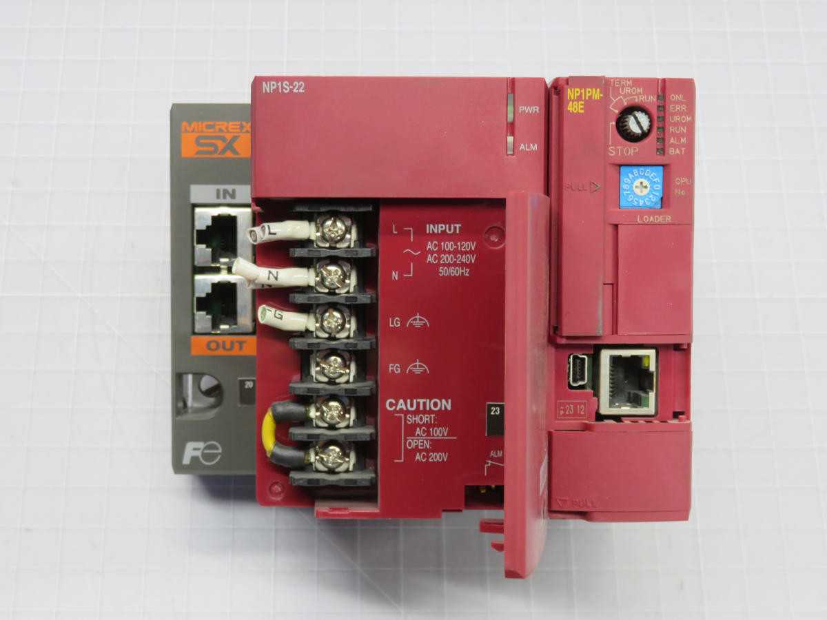 CPU MODULE NP1PM-48E PLC MODULE\RACK T226172 - POWER SUPPLIES