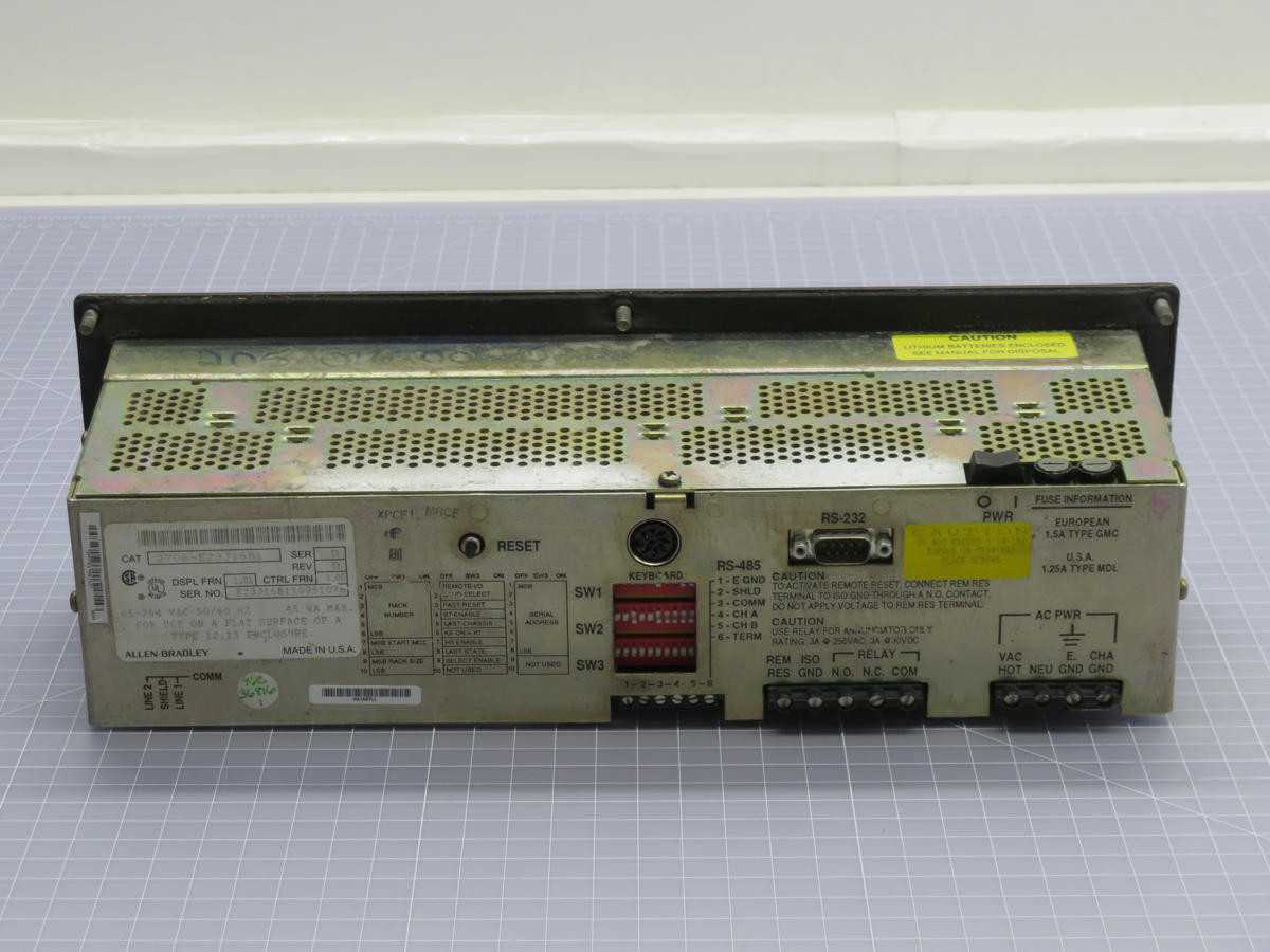 ALLEN BRADLEY 2706-E23J16B1 OPERATOR INTERFACE T217637 - OPERATOR INTERFACE PANELS