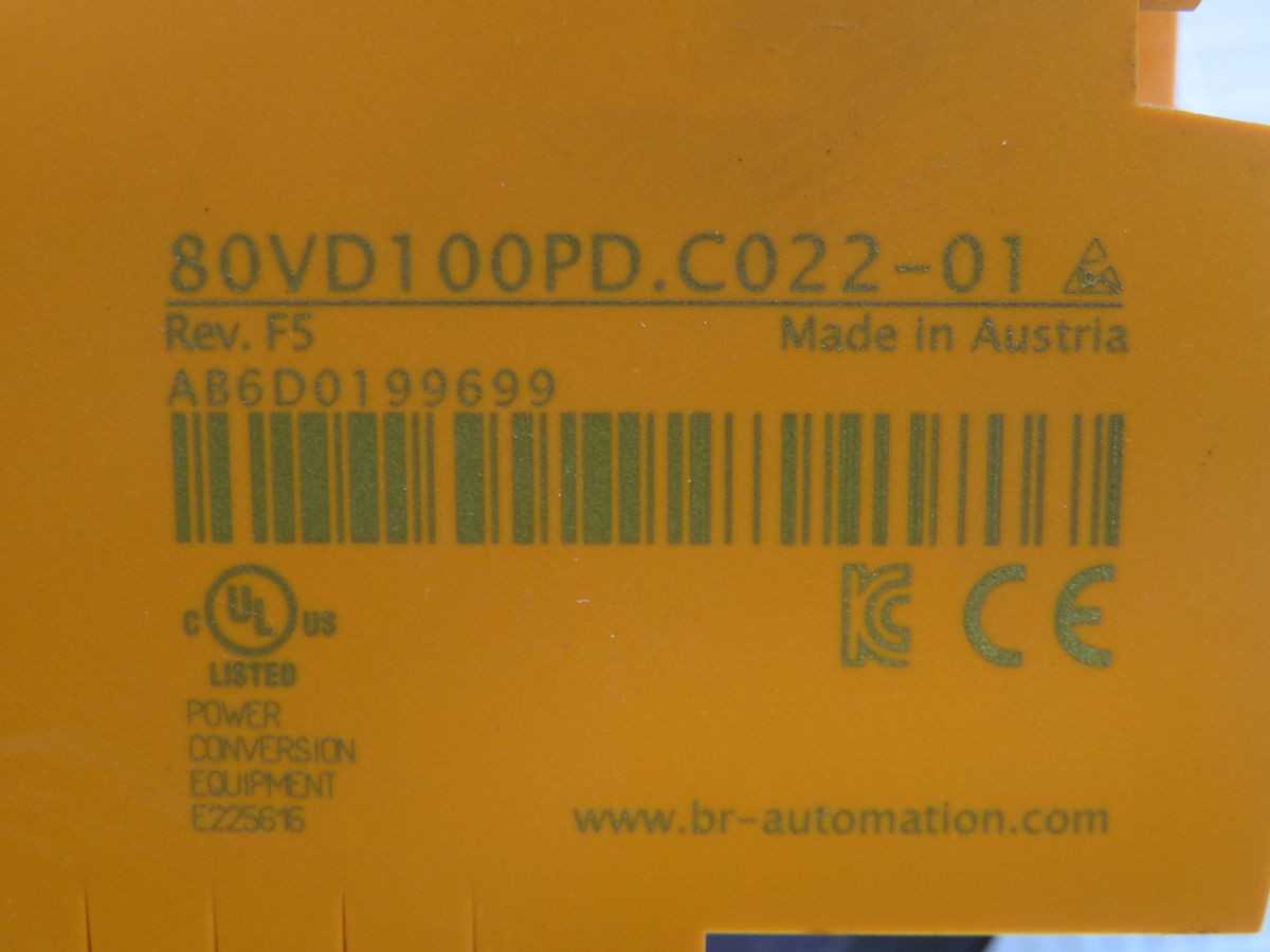 B&R 80VD100PD.C022-01 INVERTER MODULE T260467 - POWER INVERTERS