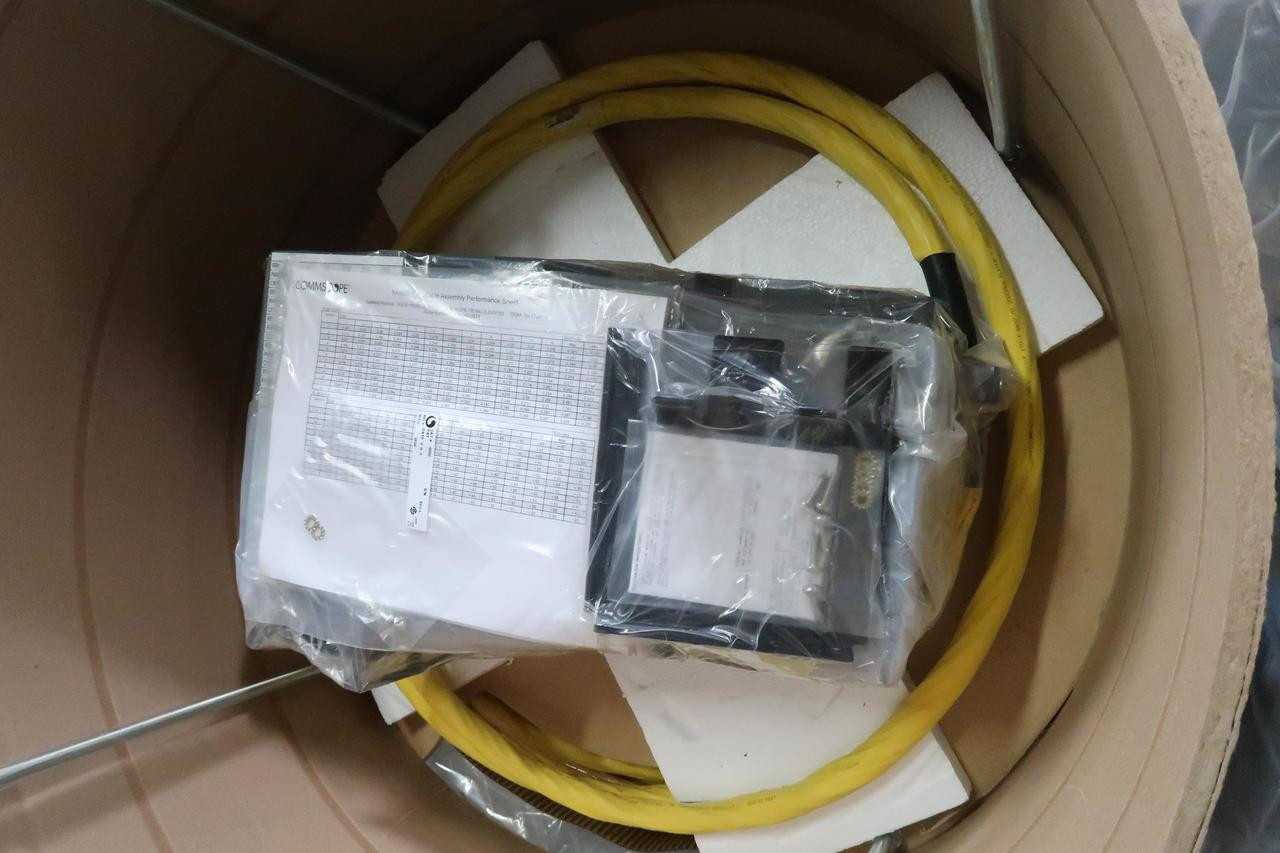 COMMSCOPE NGFB-TB1MLUL0VV153 NEXT GENERATION FRAME FIBER TERMINATION BLOCK W/ FIBER OPTIC CABLE T130 - FIBER OPTIC CABLE