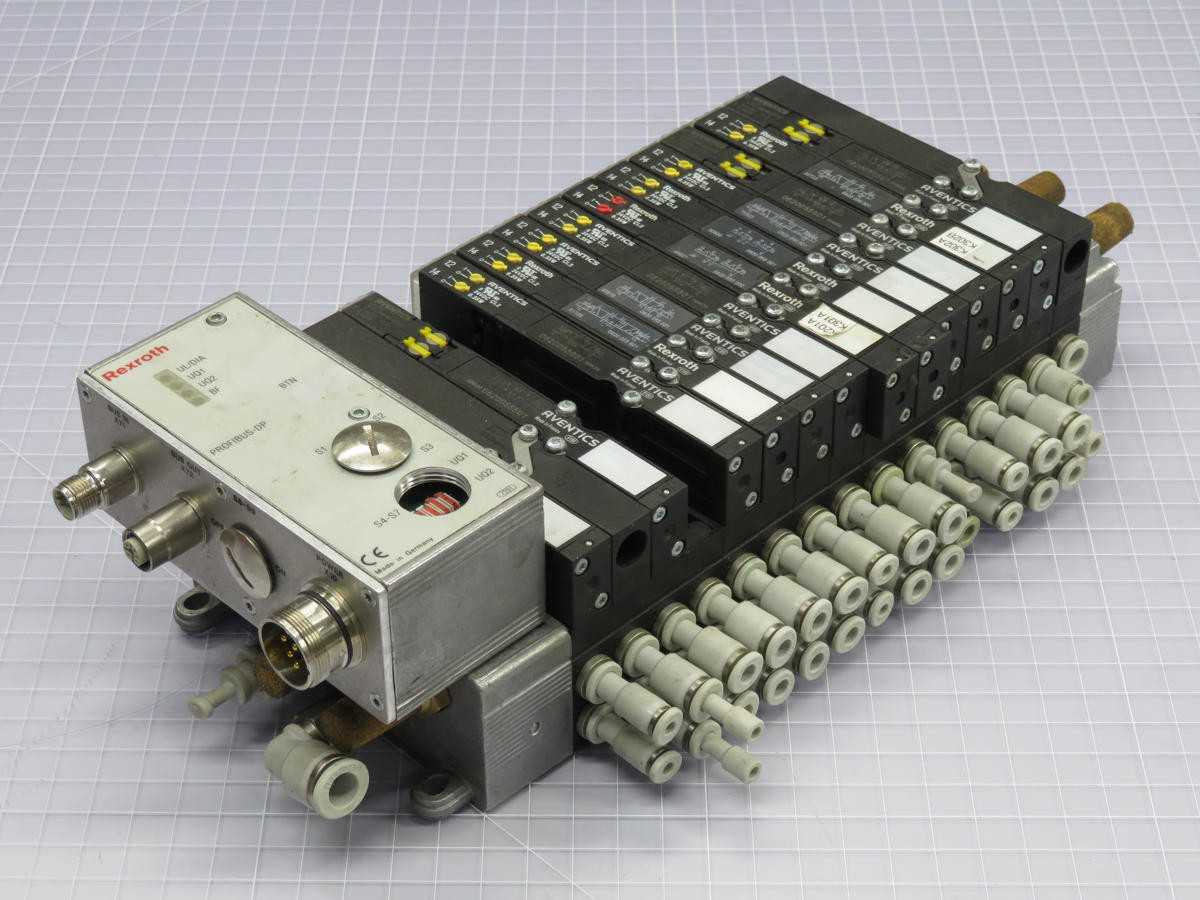 REXROTH 1827030166 RMV-DP/F PROFIBUS DP DECENTRALIZED MODULE T211186 - PLC MODULES