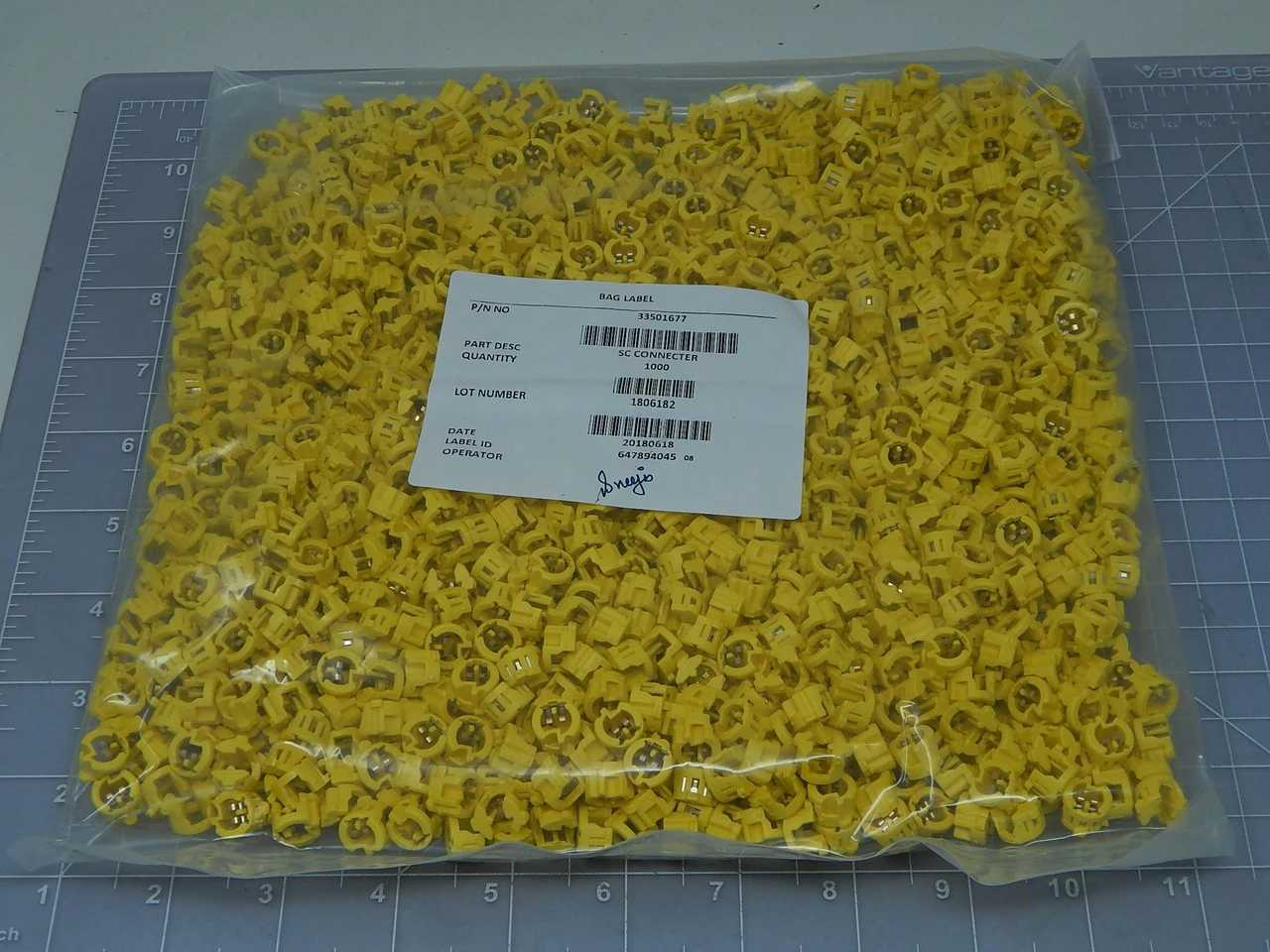 LOT OF 1000 DELPHI 33501677 ASM LOCK RETAINER CONNECTER CLIP 11MM YELLOW T149009 - TERMINAL BLOCKS