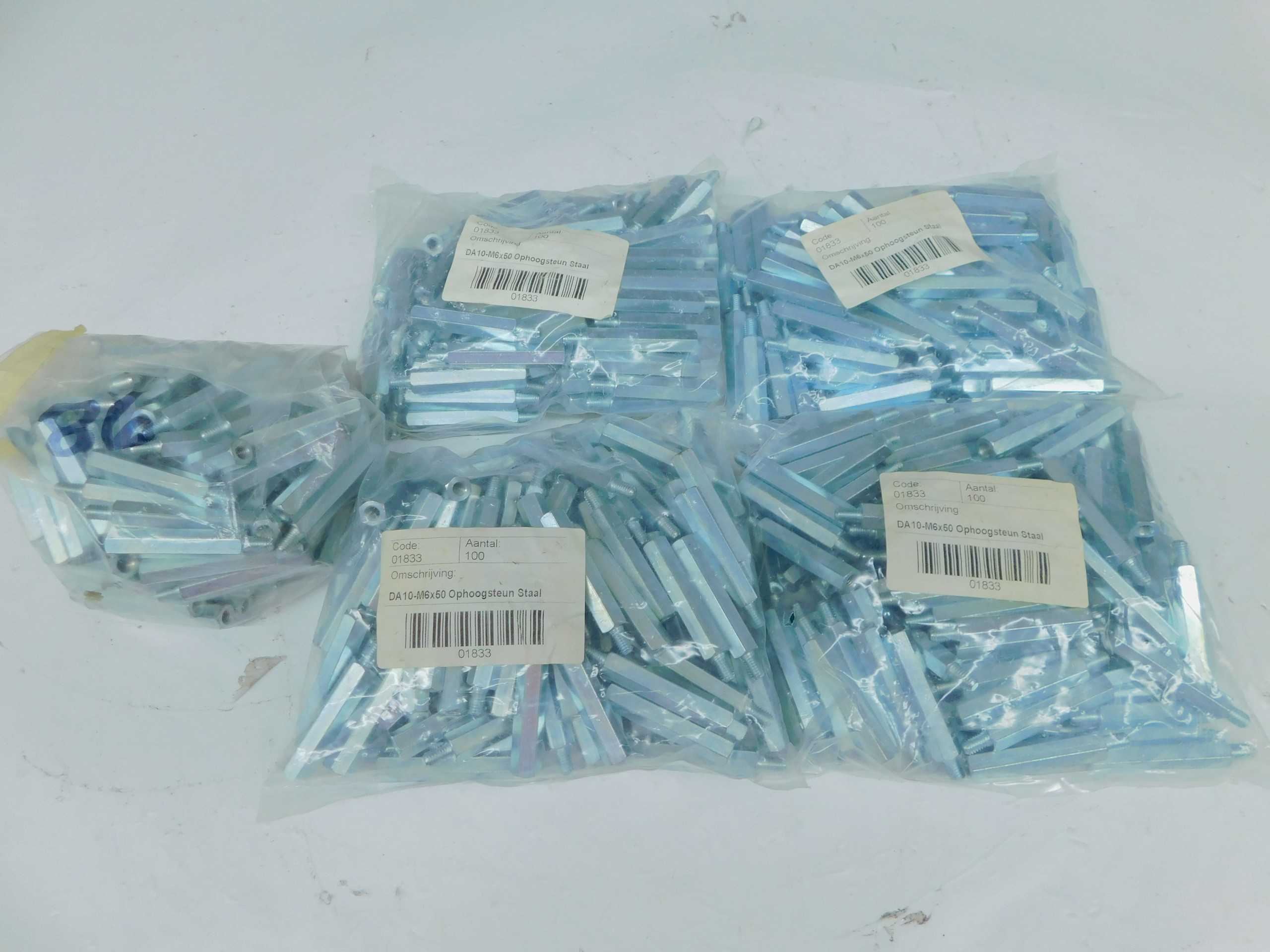 Galvanized Steel Standoff Spacer 50mm M6x10 Hex Male Female - INDUSTRIAL PARTS
