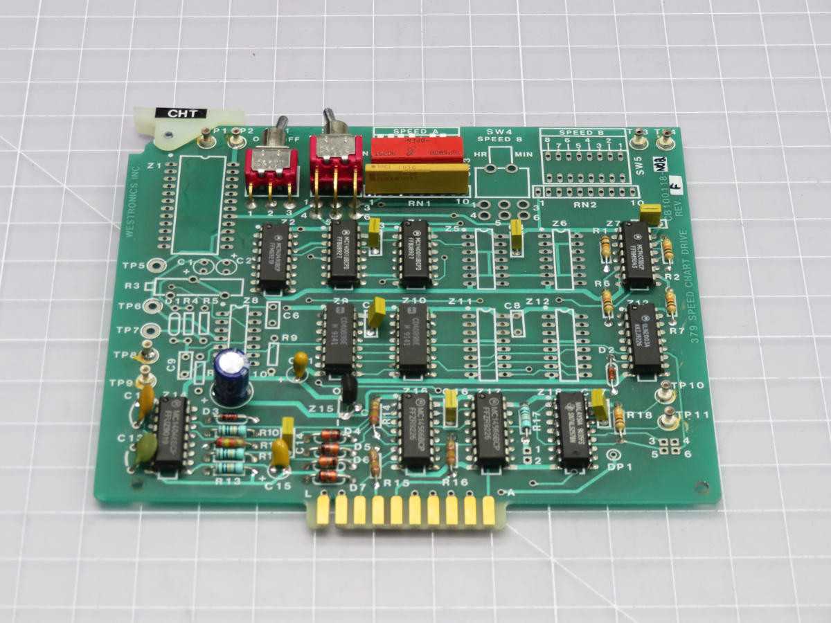 WESTRONICS INC CB100118-02 MC100118-01 379 SPEED CHART DRIVE T221022 - PCB CIRCUIT BOARDS