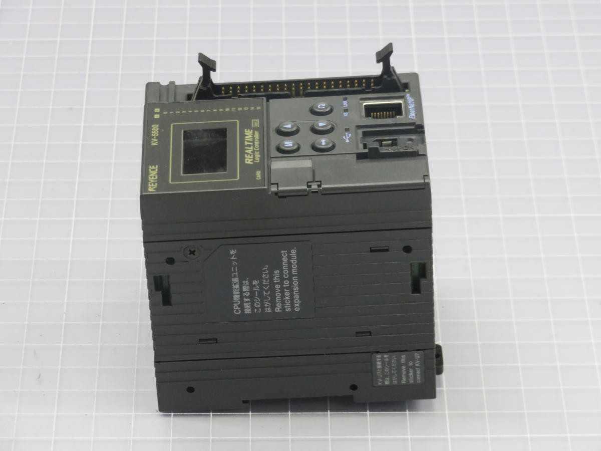 KEYENCE KV-5500 CPU MODULE T229127 - PLC MODULES
