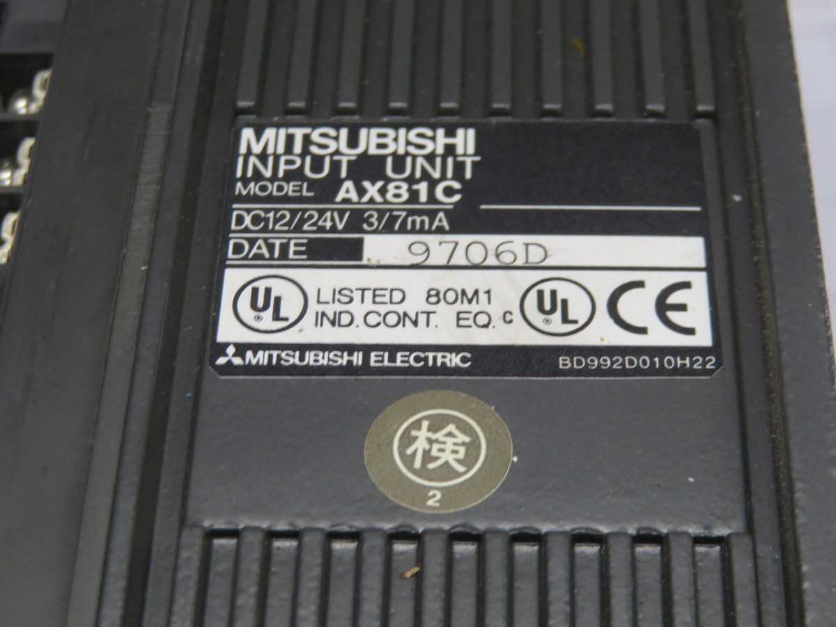 MITSUBISHI AX81C DC DIGITAL INPUT MODULE T260064 - PLC MODULES