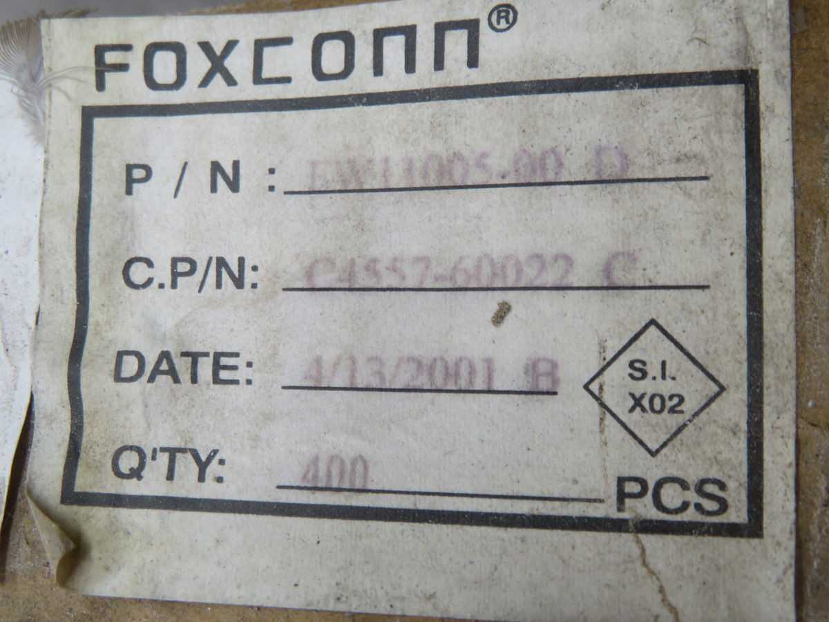 LOT OF 400 FOXCONN HPHC4557-60022 WIRE HARNESS T260361 - CORDSET CABLES
