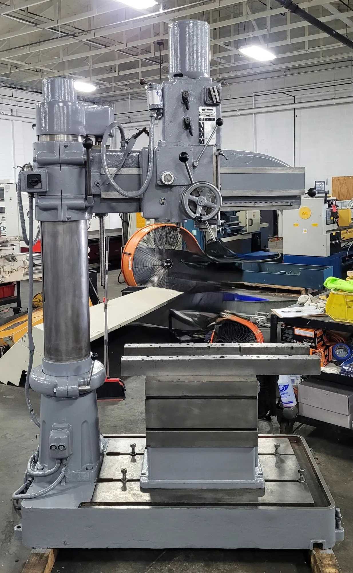 Arboga Rlm 3508 Radial Arm Drill, 3 HP, 39.75" Arm, 8.625" Column, 1.57" Capacity - RADIAL ARM DRILLING MACHINES