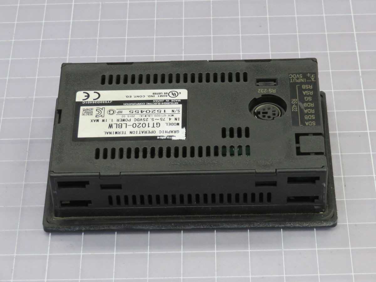 MITSUBISHI GT1020-LBLW OPERATOR INTERFACE T255847 - OPERATOR INTERFACE PANELS