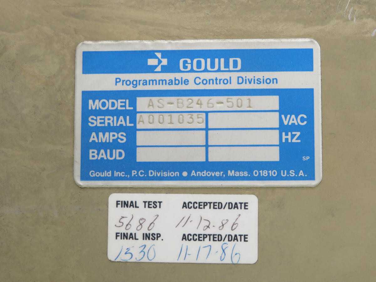 Gould AS-B246-501 Modicon Isolated Output Module T229185 - PLC MODULES