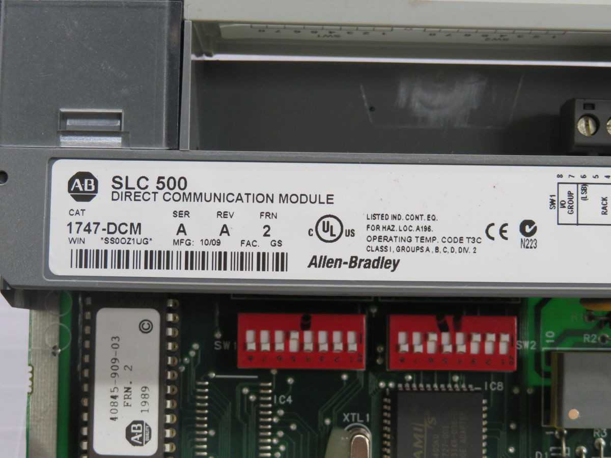 ALLEN BRADLEY 1747-DCM DIRECT COMMUNICATION MODULE T248138 - MISCELLANEOUS