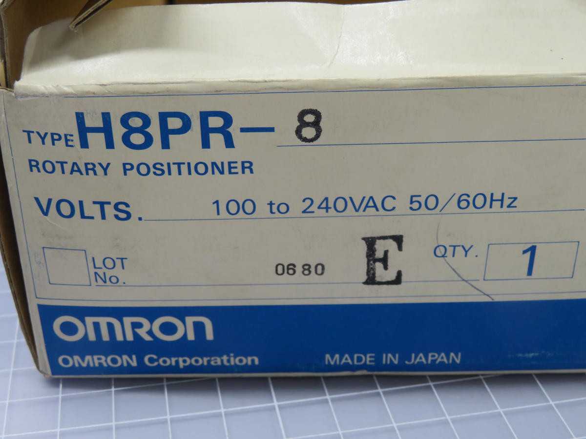 OMRON H8PR-8P CAM POSITIONER 8PT PNP T222752 - PLC MODULES