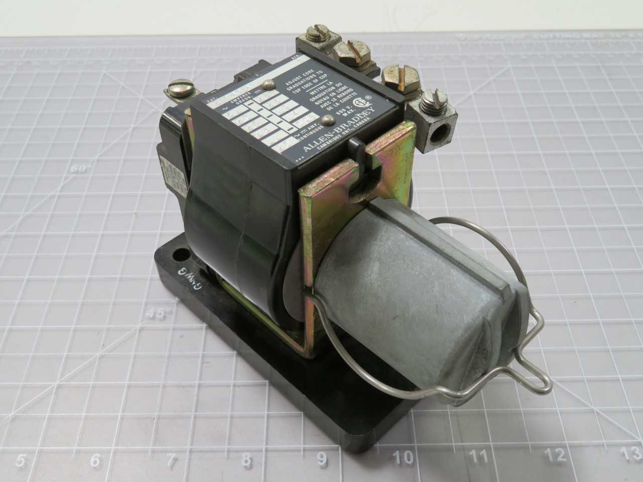Allen-Bradley 810-A01A Ser. B Inverse Time Current Relay T168899 - SAFETY RELAY Allen-Bradley 810-A01A Ser. B Inverse Time Current Relay T168899 - SAFETY RELAY