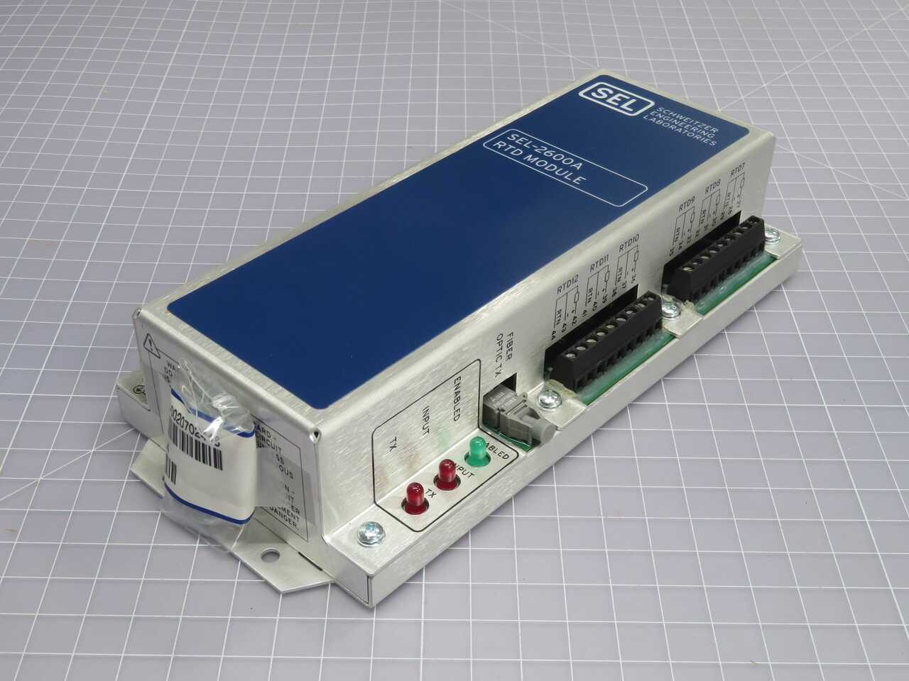 SEL SEL-2600A RTD Module T272225 For Reliable Temperature Monitoring - PLC MODULES
