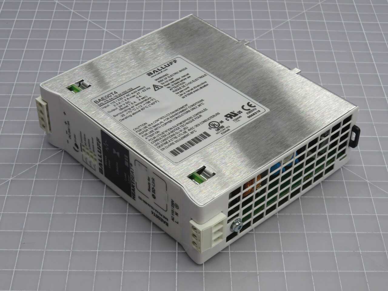 LOT OF 2 BALLUFF BAE00T4 BAE PS-XA-1S-24-050-102 POWER SUPPLY UNIT T269728 - POWER SUPPLIES