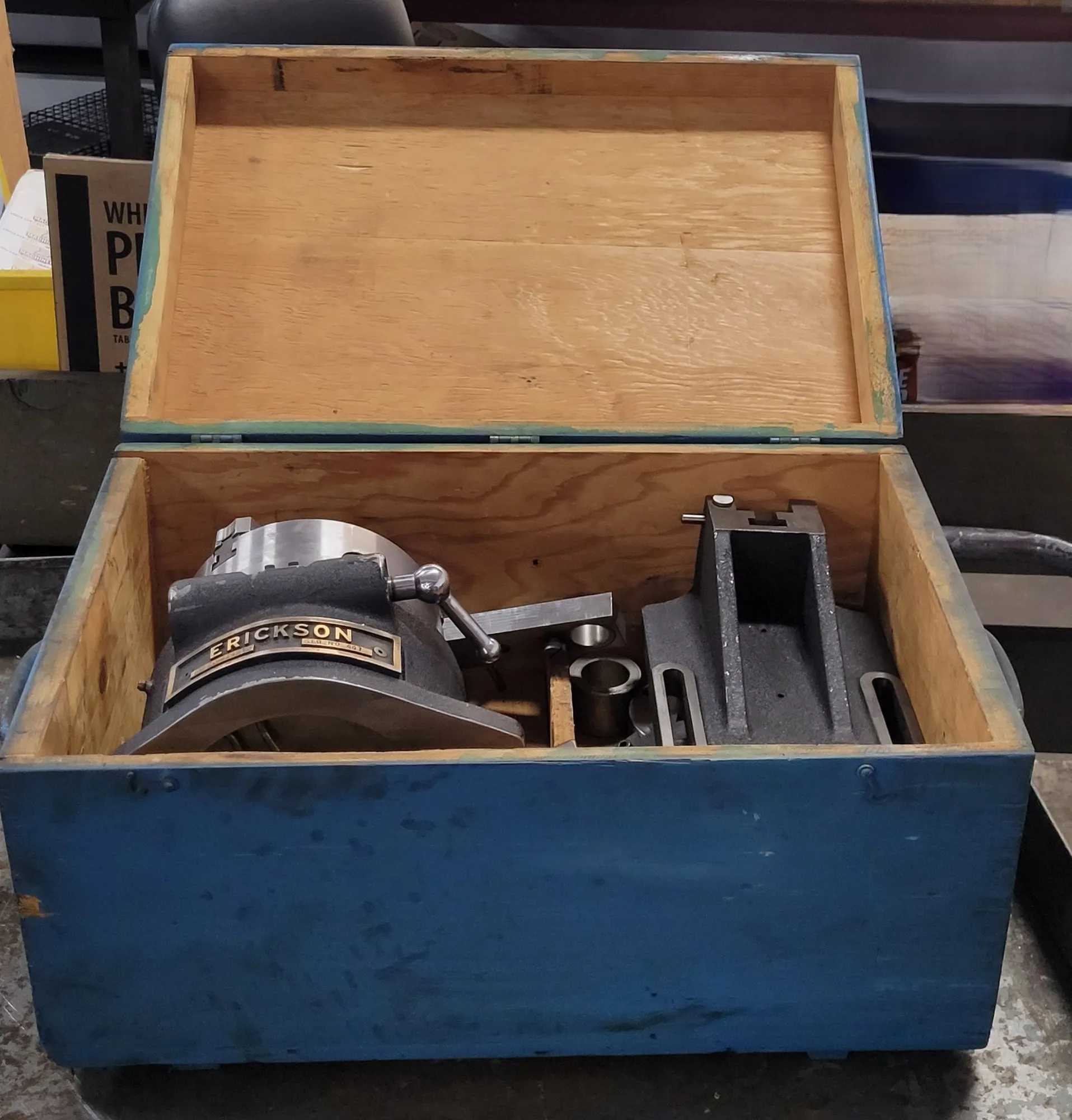 Erickson BM20-24910 Super Spacer With 6" 3-Jaw Chuck - MACHINING ACCESSORIES & TOOLING