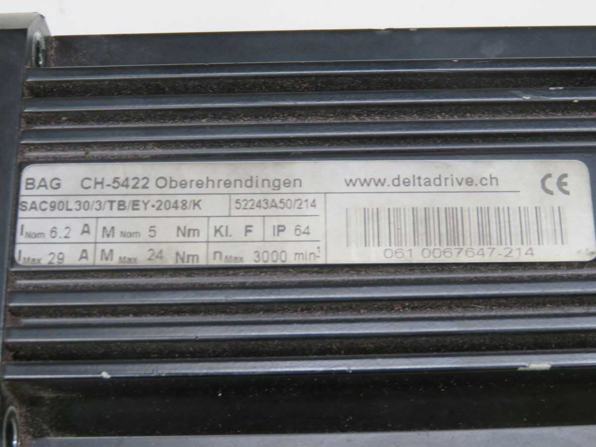 BAG SAC90L30/3/TB/EY-2048/K SERVO MOTOR T251561 - SERVO
