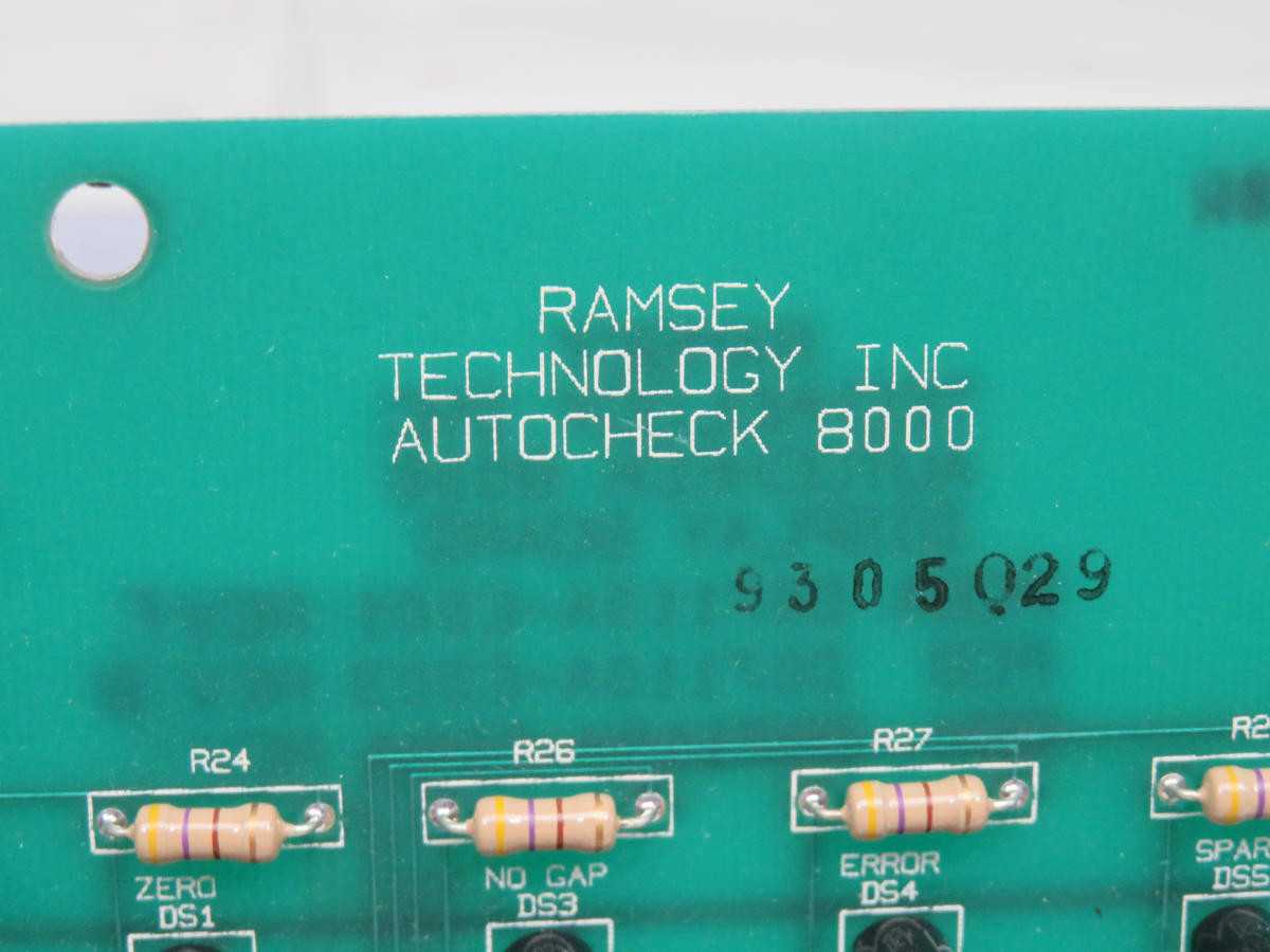 RAMSEY D07110A-E001 AUTOCHECK 8000 DISPLAY BOARD T199777 - HMIS & DISPLAYS