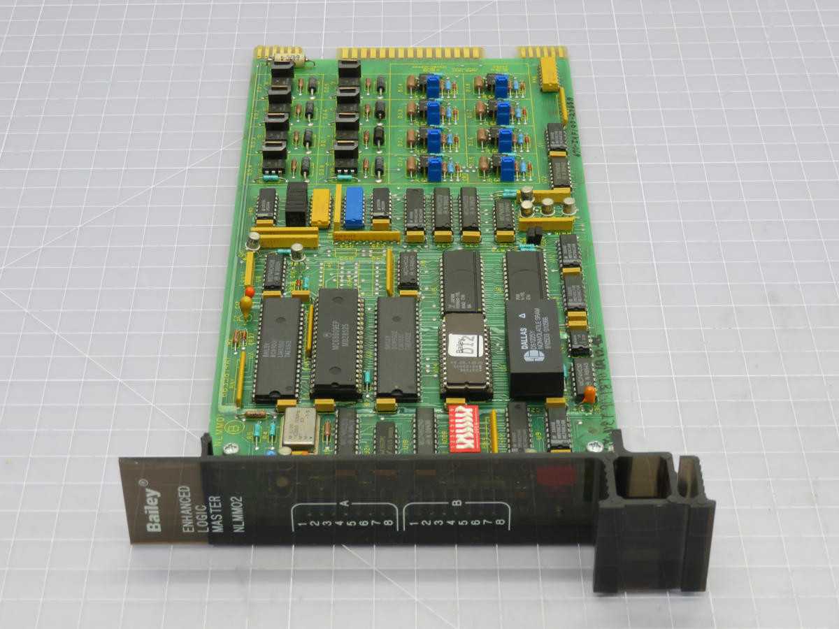 BAILEY NLMM02 ENHANCED LOGIC MASTER MODULE T213806 - PLC MODULES