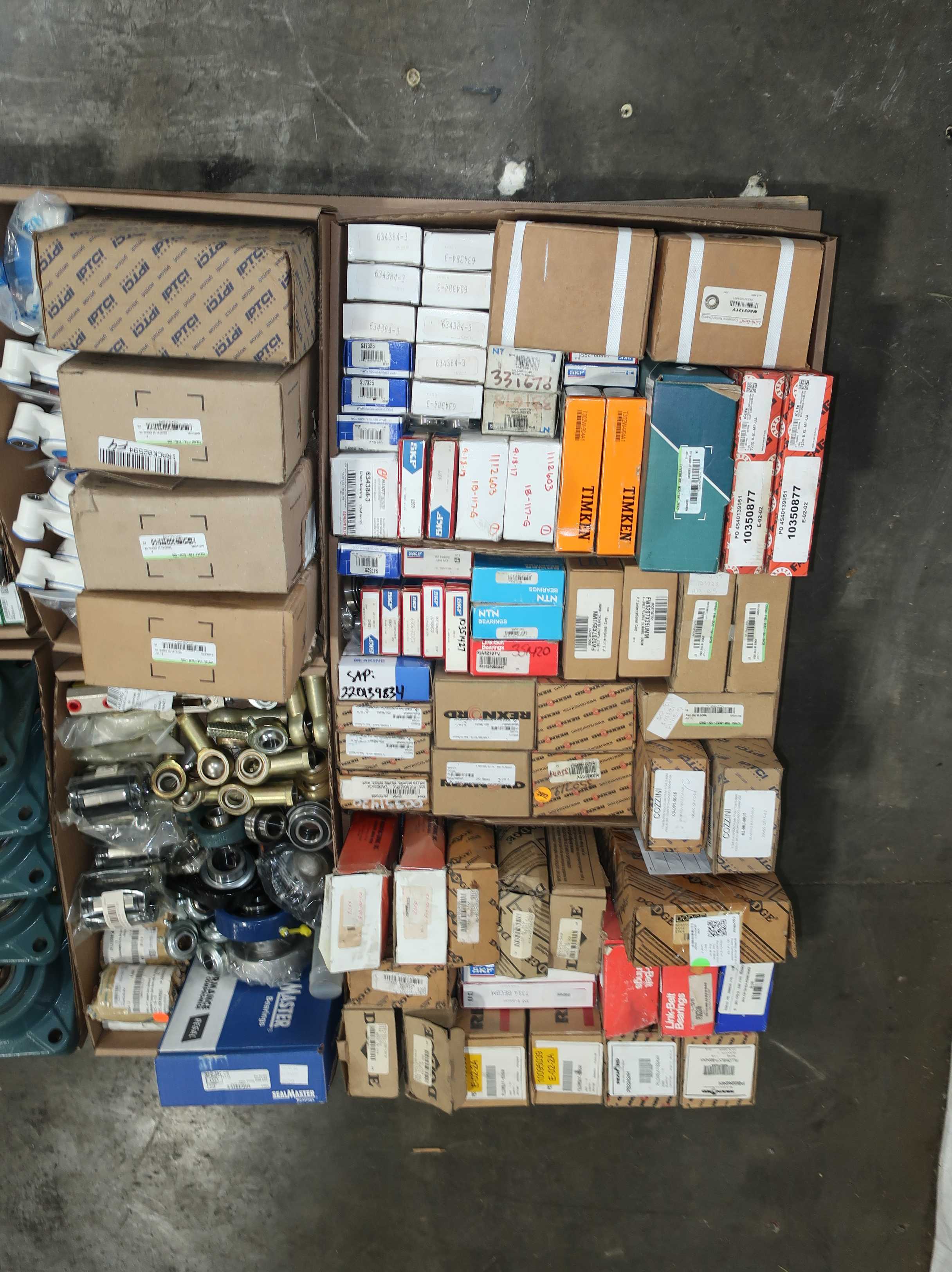 SKU 1775694 -  PALLET OF ASSORTED BEARINGS - BEARINGS
