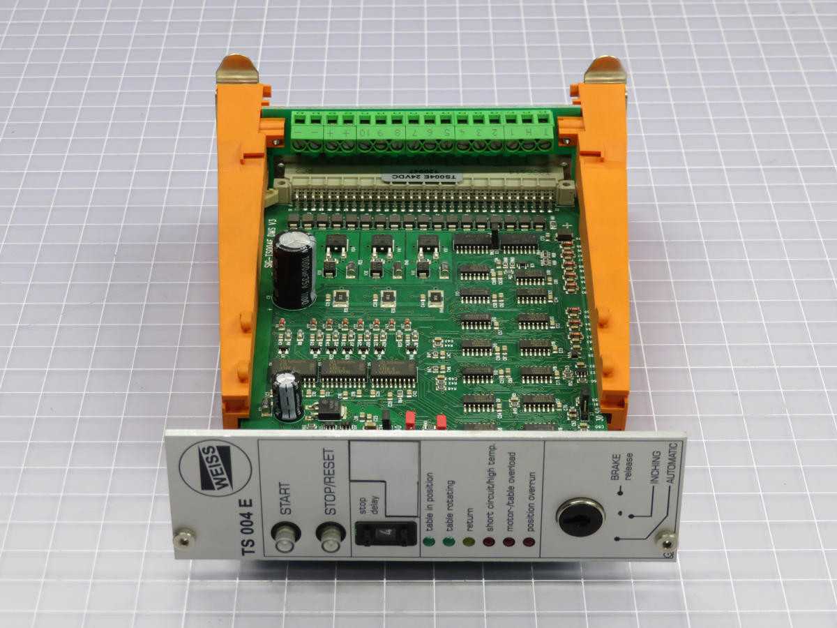 Weiss TS-004-E Control Card T211147 - High Precision Control Solution - PCB CIRCUIT BOARDS