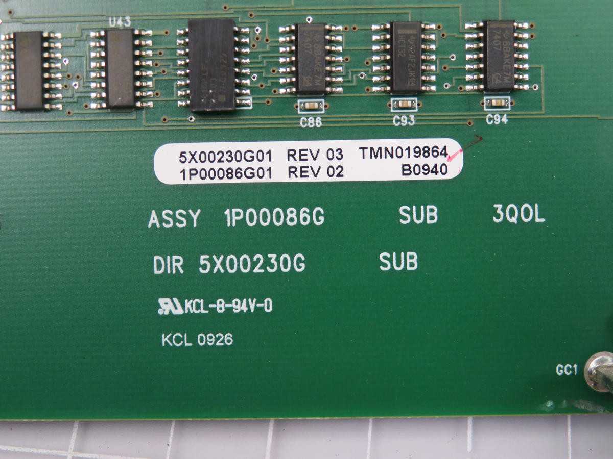 DIR 5X00230G IP00086G PCB CIRCUIT BOARD T202779 - PCB CIRCUIT BOARDS