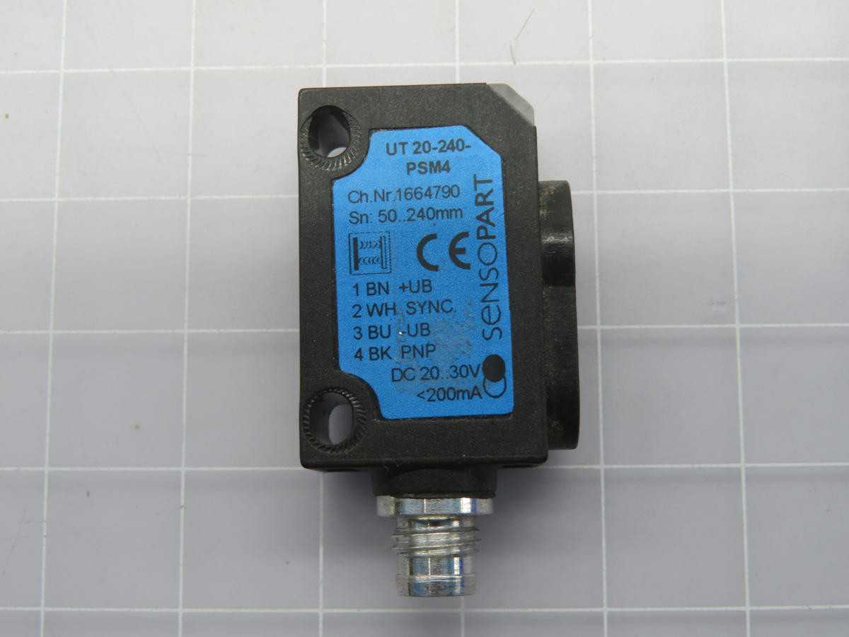 LOT OF 6 SENSOPART UT 20-240-PSM4 ULTRASONIC SENSOR T215623 - SENSORS