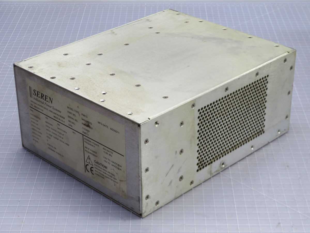 SEREN PM613 RF GENERATOR T254918 - POWER TRANSMISSION