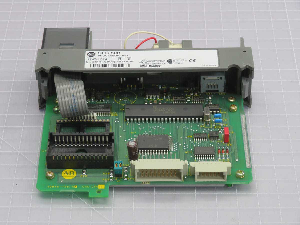 ALLEN BRADLEY 1747-L514 SLC 500 PROCESSOR UNIT T230235 - INDUSTRIAL PARTS