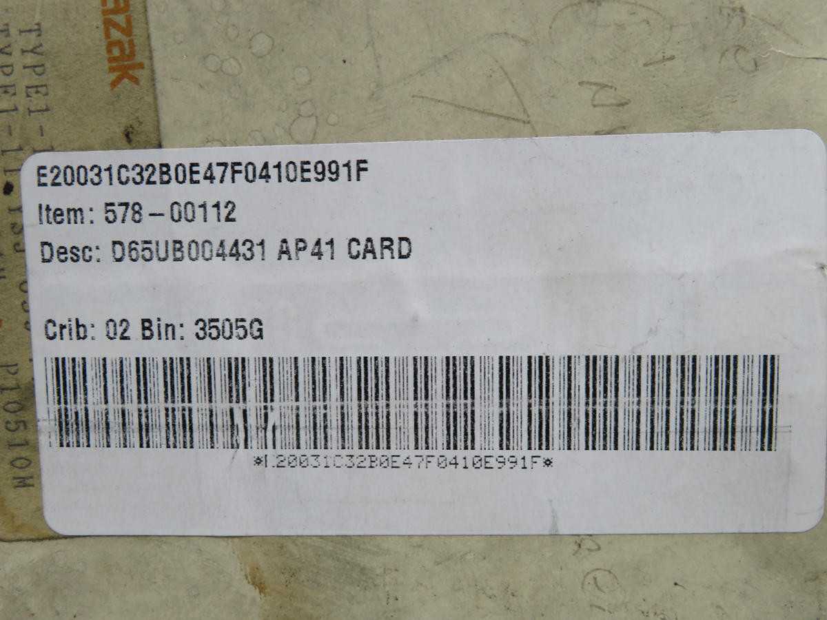 MAZAK D65UB004491 CIRCUIT CONTROL BOARD T221040 - PCB CIRCUIT BOARDS
