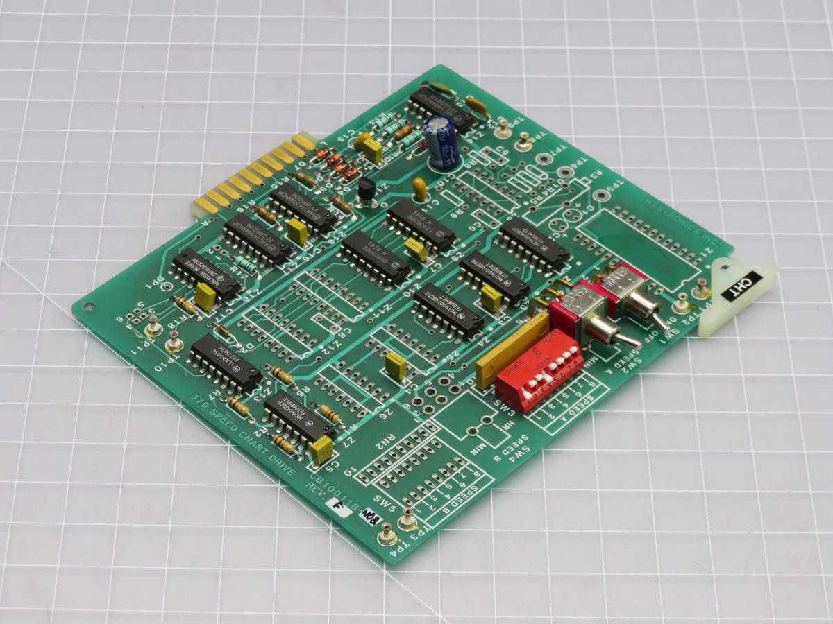 WESTRONICS INC CB100118-02 MC100118-01 379 SPEED CHART DRIVE T221022 - PCB CIRCUIT BOARDS