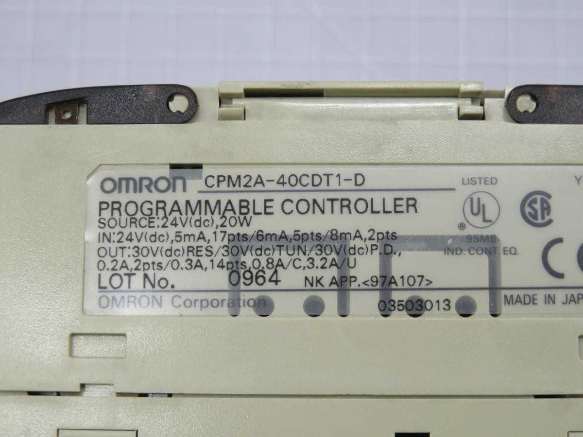 Omron Sysmac CPM2A Micro Programmable Controller T219889 - PLC MODULES