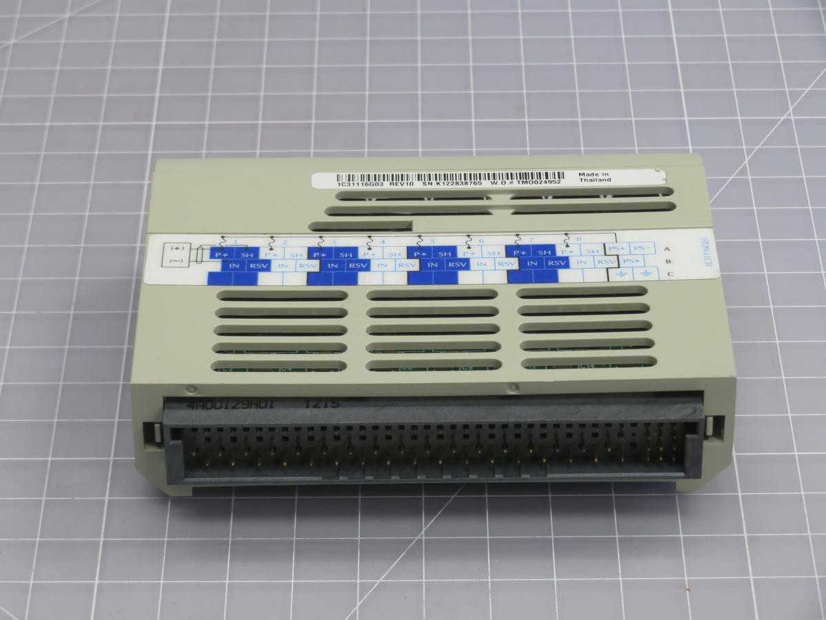 EMERSON 1C31116G03 OVATION ANALOG INPUT MODULE T237121 - PLC MODULES
