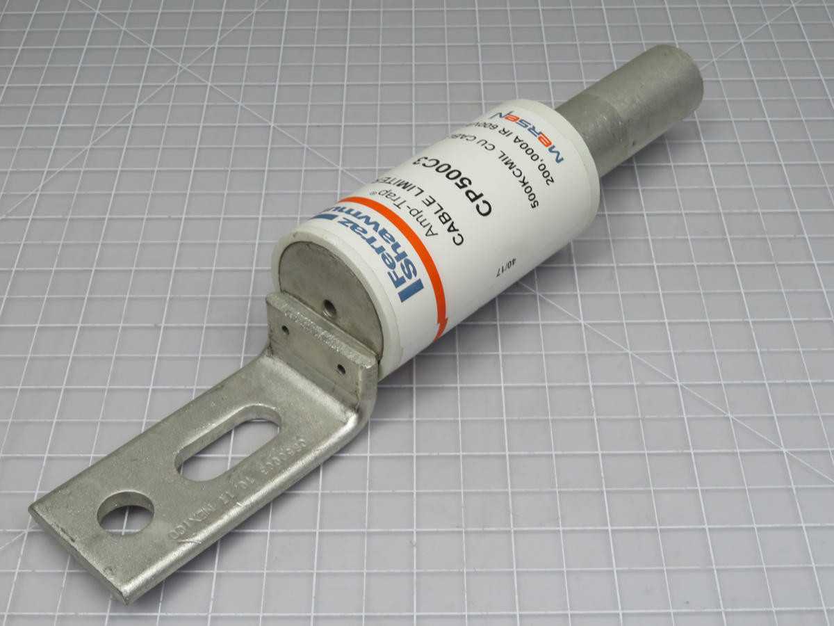 FERRAZ SHAWMUT CP500C3 AMP-TRAP CABLE LIMITER 500KCMIL CU FUSE 200000A IR 600VAC T193320 - FUSES