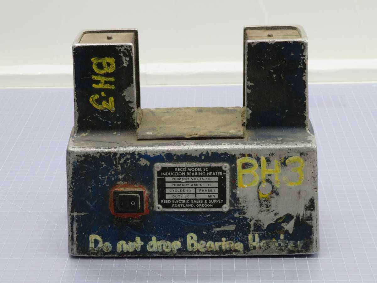 REED BH-3 U-Q1 BEARING HEATER INDUCTION 110VAC T213975 - HEATING ELEMENTS