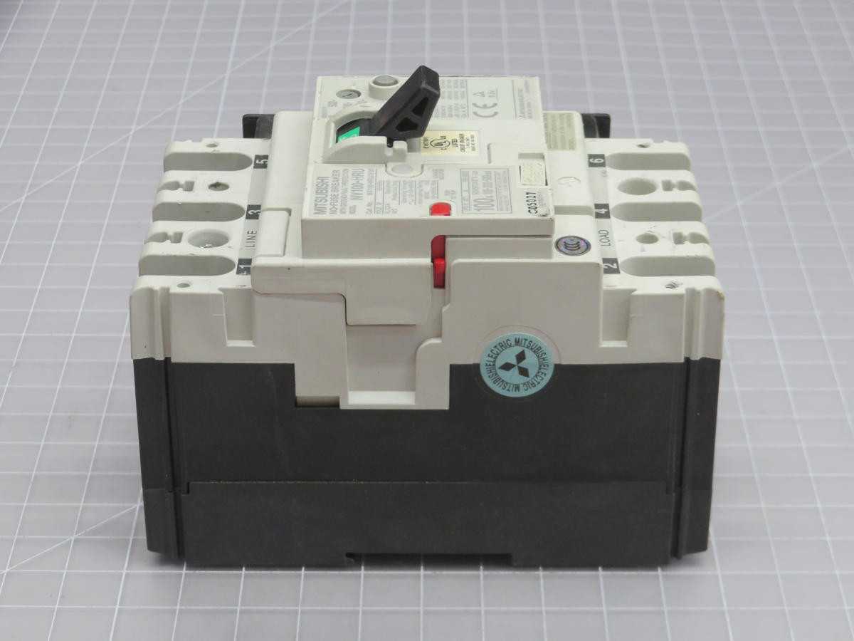 Mitsubishi NV100-HRU MCCB With Embedded Earth Leakage Protection T208 - CIRCUIT BREAKERS