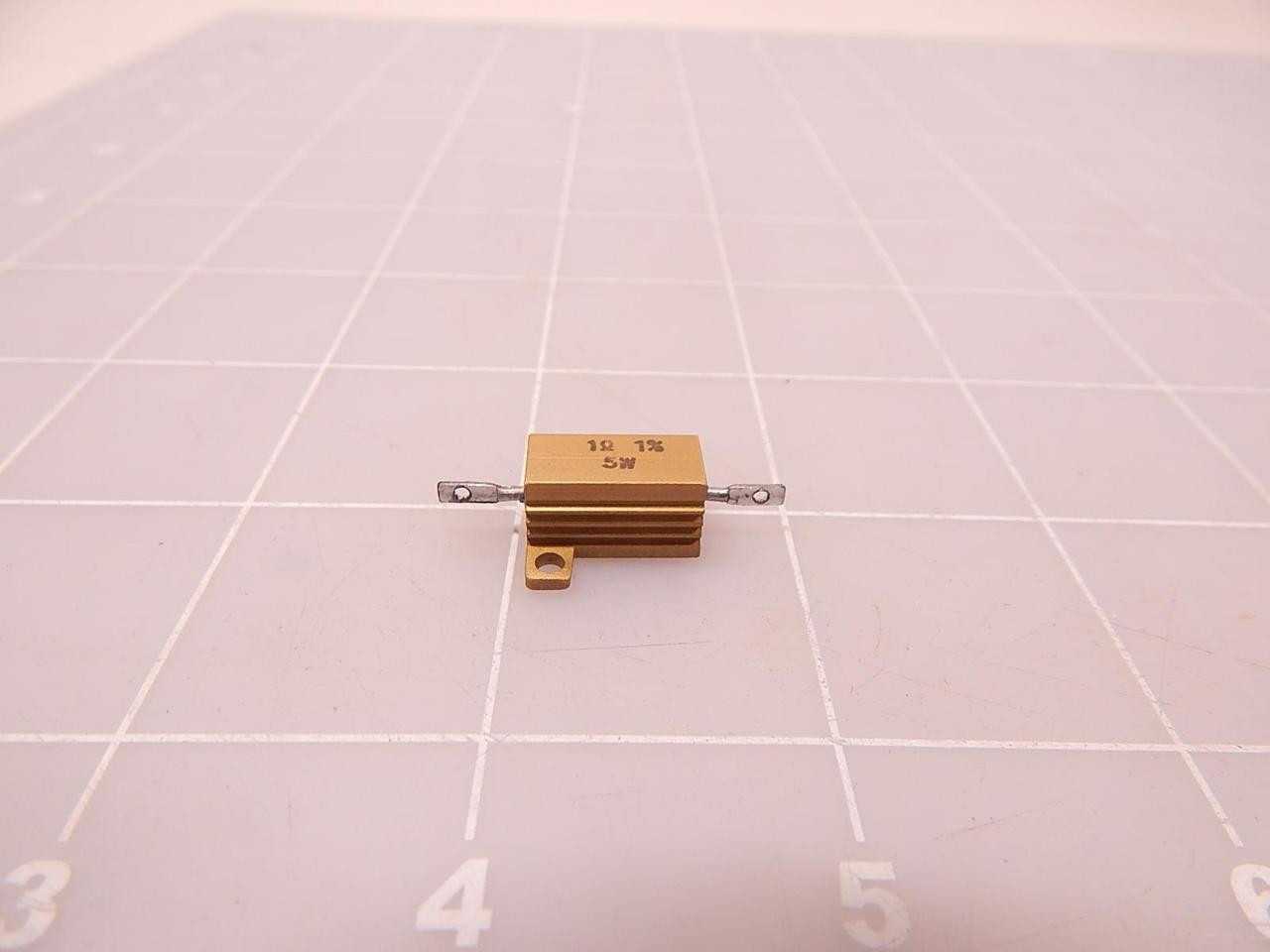 LOT OF 43 CLAROSTAT CMC51 WIREWOUND RESISTORS - THROUGH HOLE 1 OHM 5.0 W 1 % FIXED WIREWOUND RESISTO - SHAFT MOUNT GEAR REDUCER