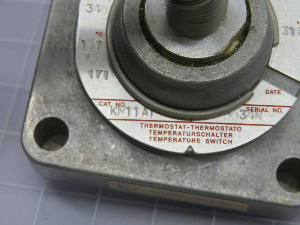 ASCO KN11A1 TEMPERATURE SWITCH T237418 - SWITCHES