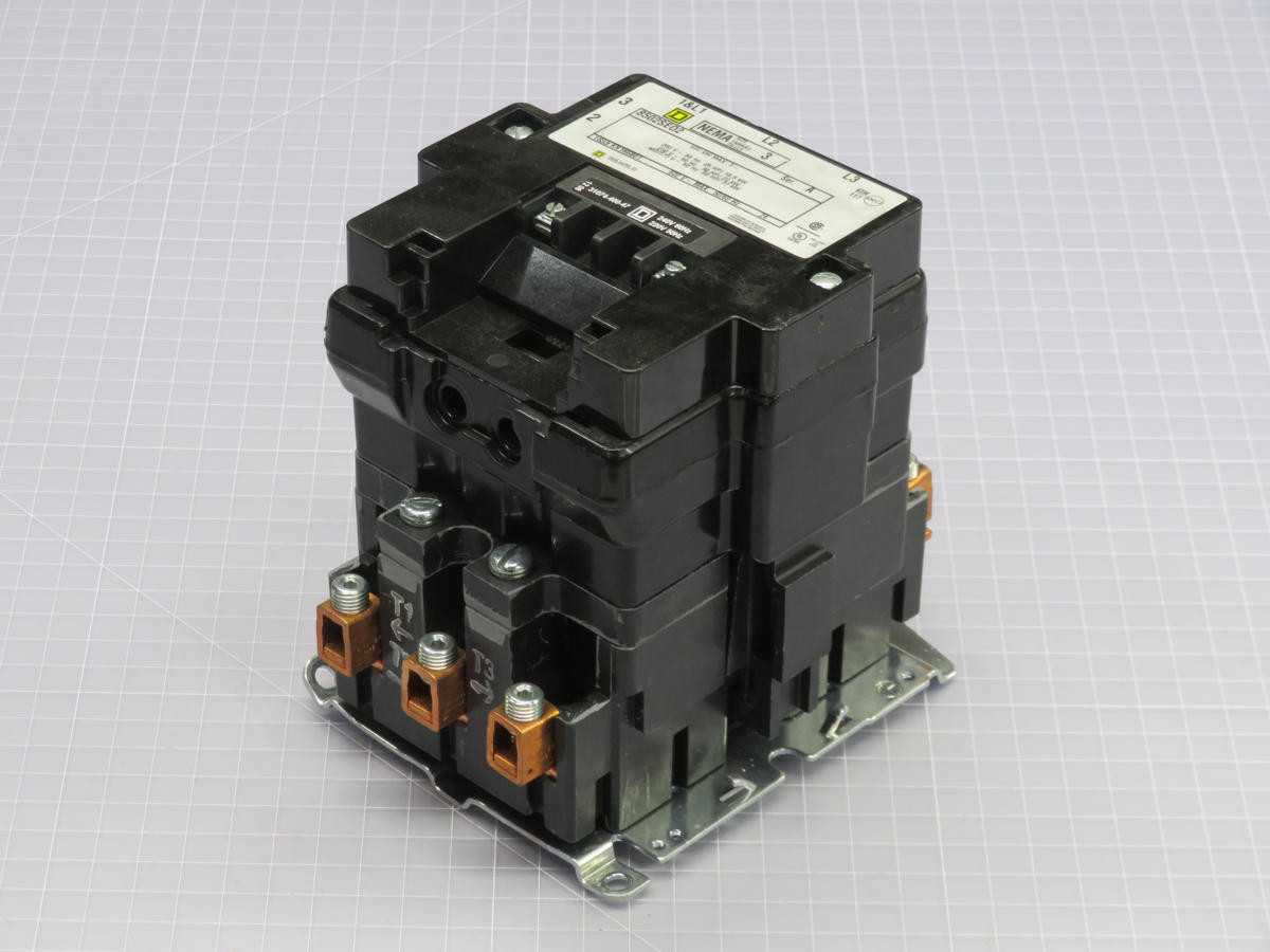 SQUARE D 8502SE02 NEMA SIZE 3 CONTACTOR SER A T219529 - CONTACTORS