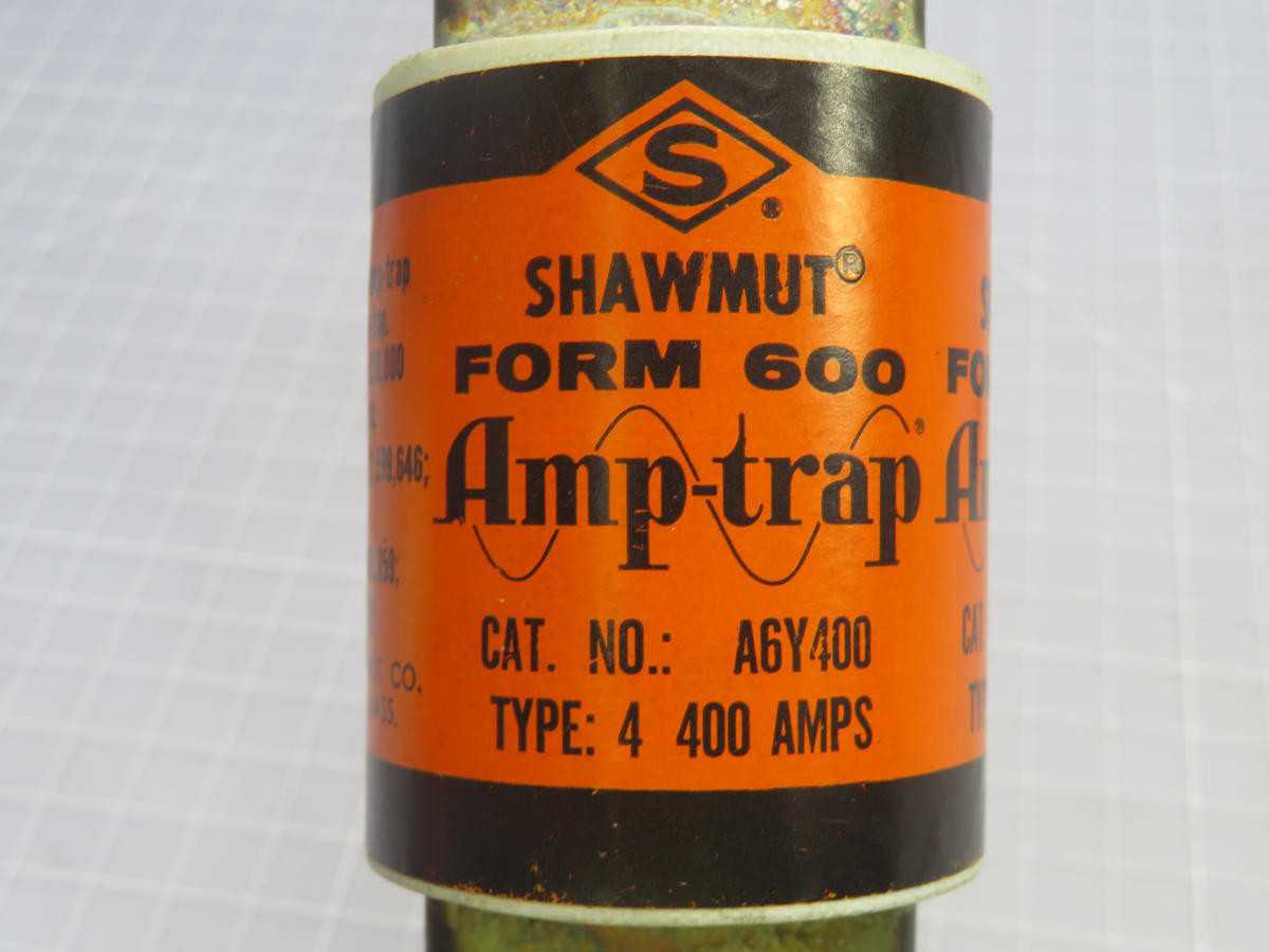 Shawmut A6Y400 DC Fuse T241452 - Reliable Circuit Protection - FUSES