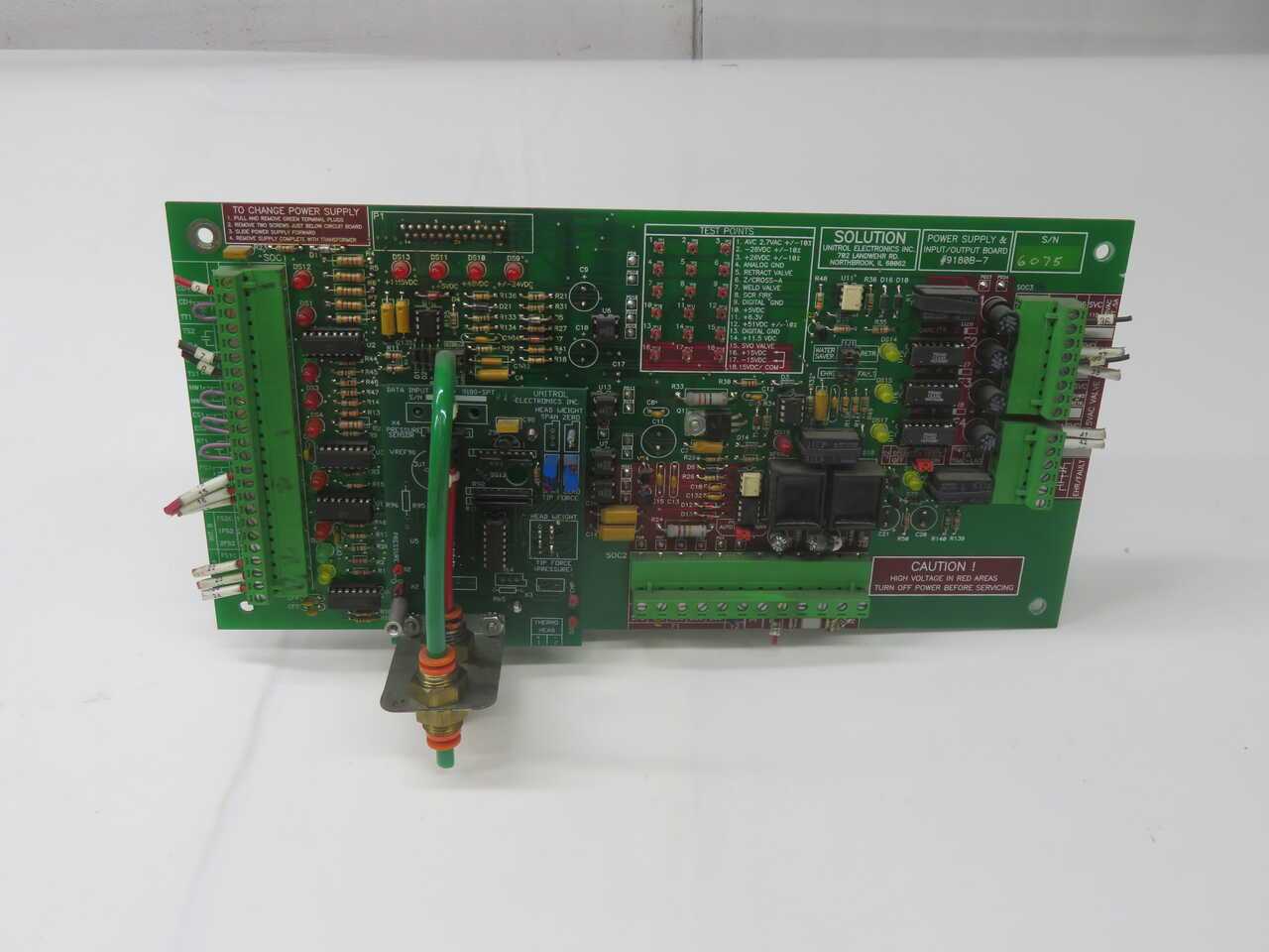 UNITROL ELECTRONICS 9180B-7 POWER SUPPLY CIRCUIT BOARD T270584 - PCB CIRCUIT BOARDS