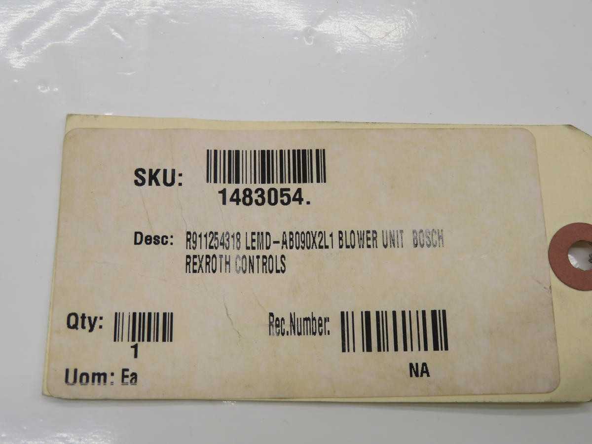 BOSCH REXROTH LEMD-AB090X2L1 R911254318 FAN T237836 - SERVO