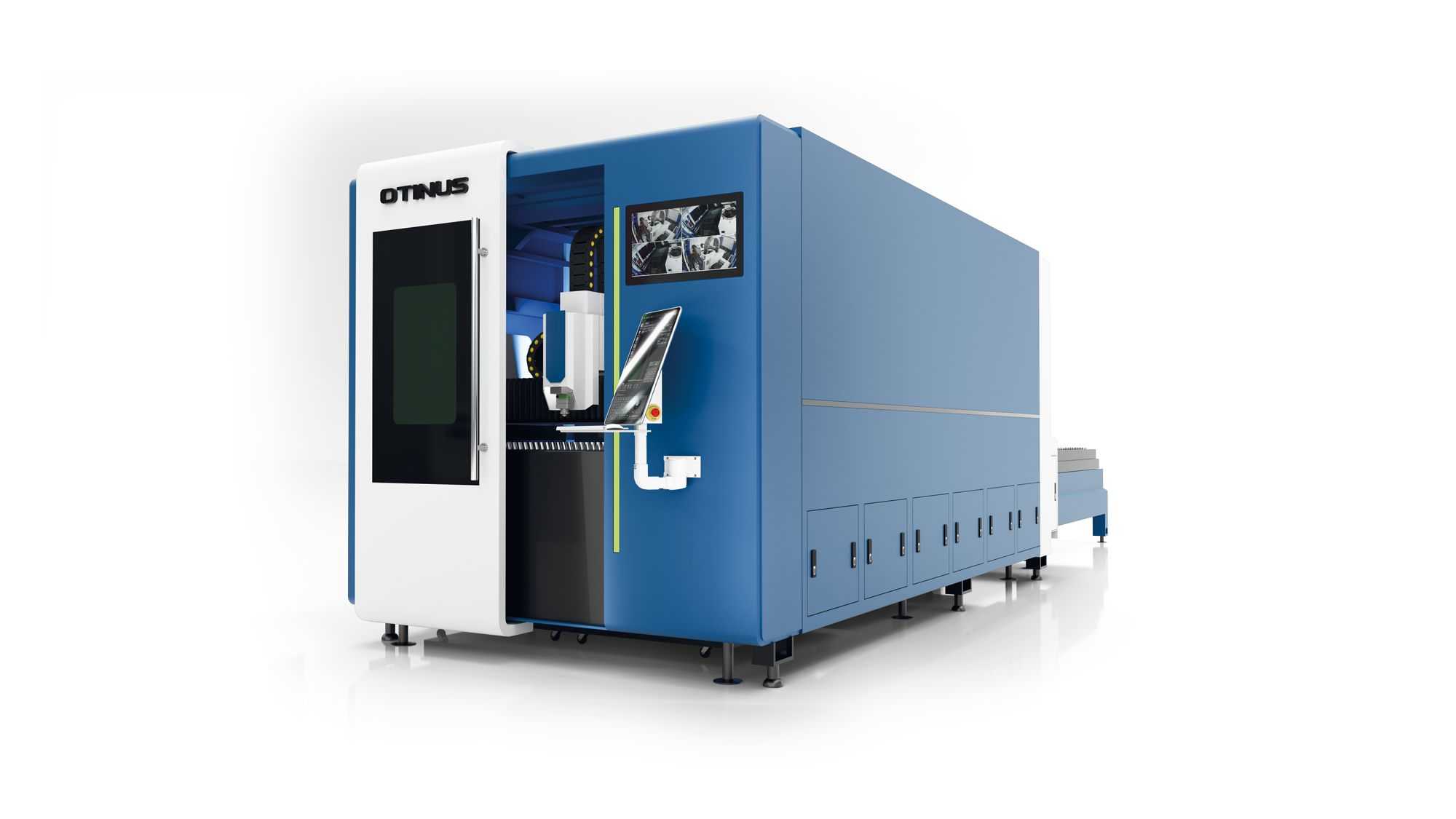 2024 Otinus FLC-3015-3000W Enclosed CNC Laser Cutting Machine - 1985 Lb Capacity - FLATBED LASER CUTTERS