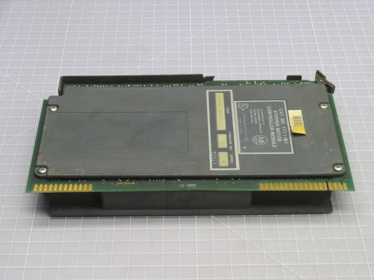 ALLEN BRADLEY 1771-M1 STEPPER MOTOR CONTROL MODULE T241655 - AUTOMATION & CONTROLS