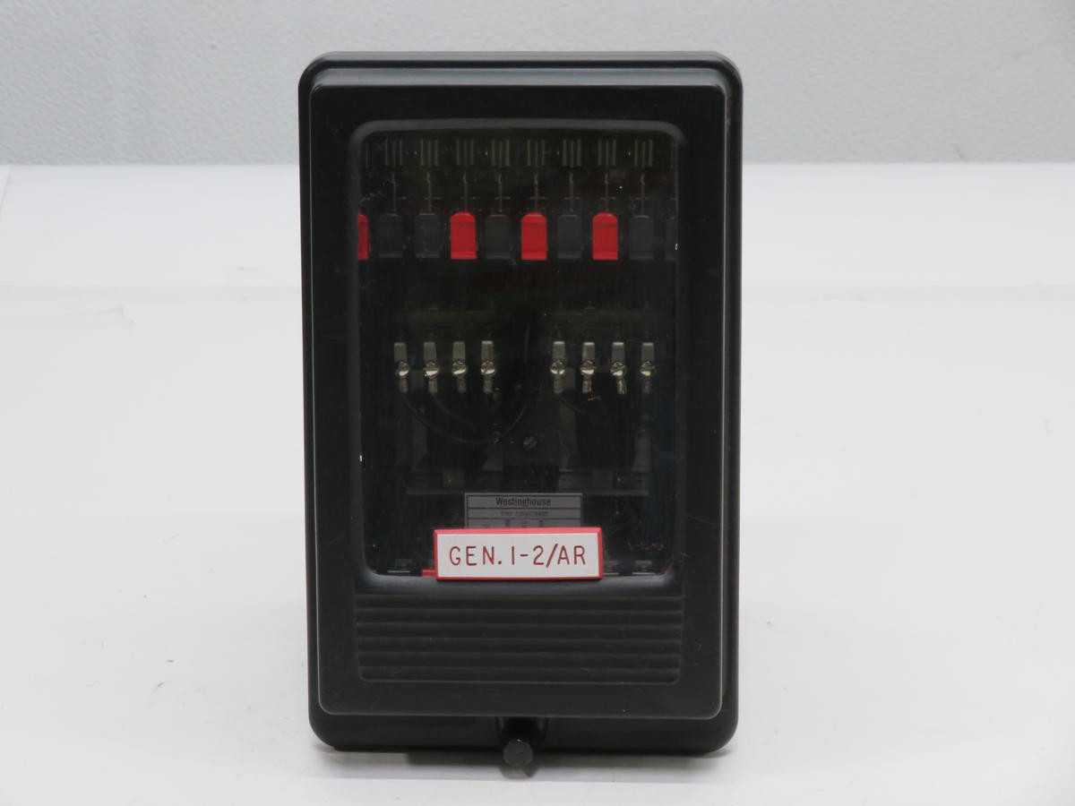 WESTINGHOUSE 606B028A09 TYPE AR RELAY T210306 - PROTECTION RELAY